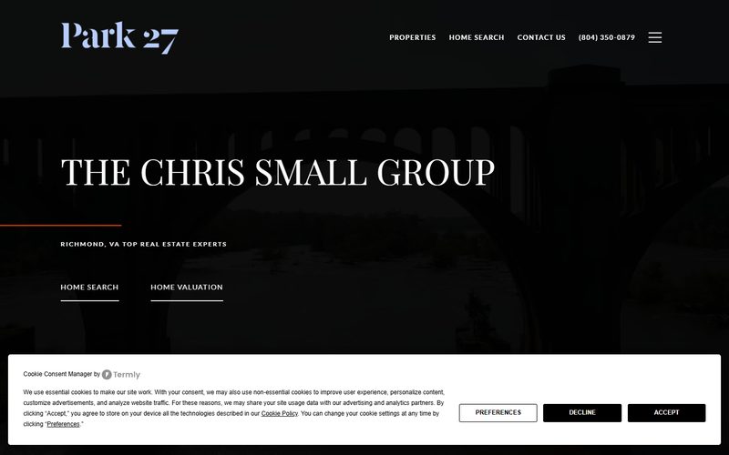The Chris Small Group website